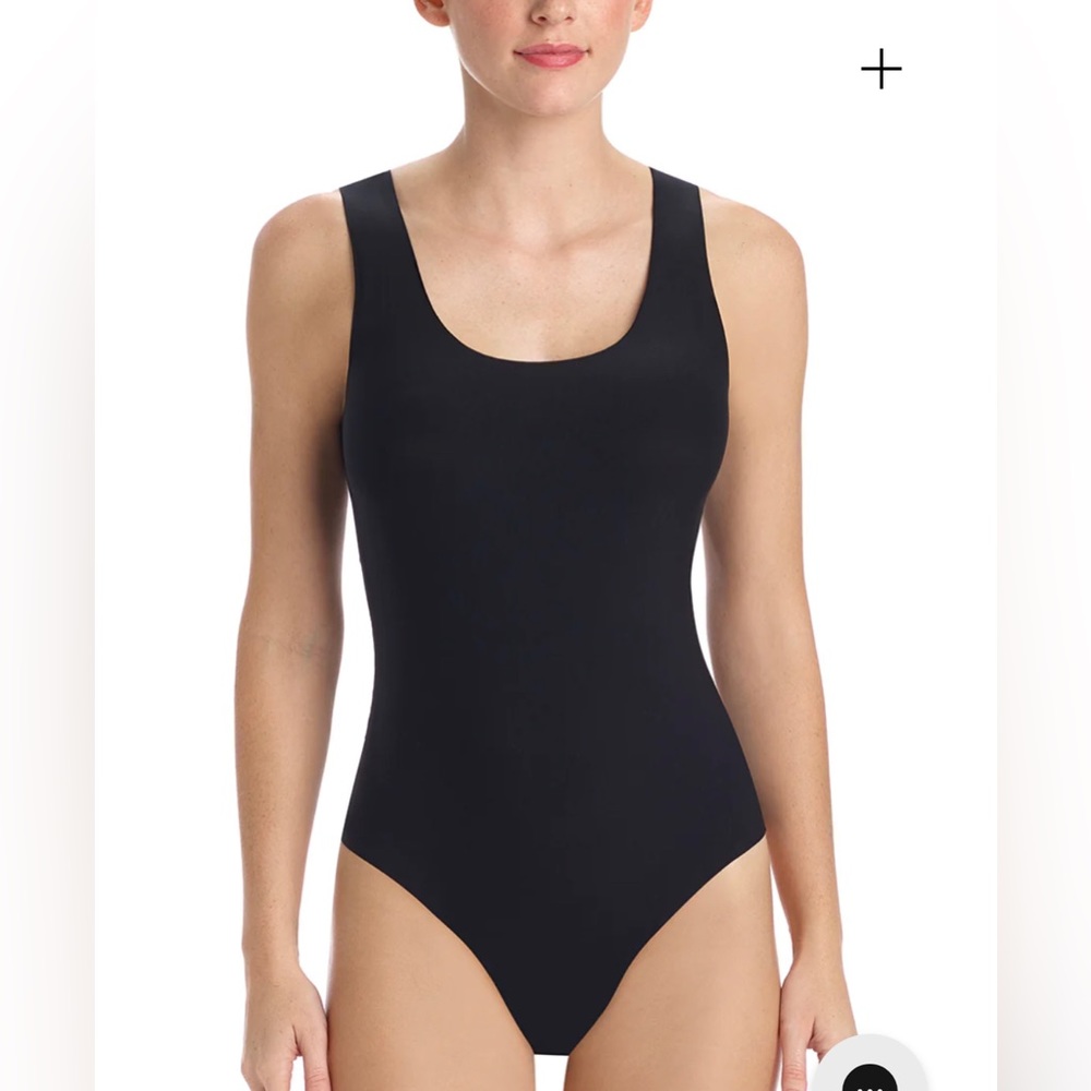 Commando Black Sleeveless bodysuit Small